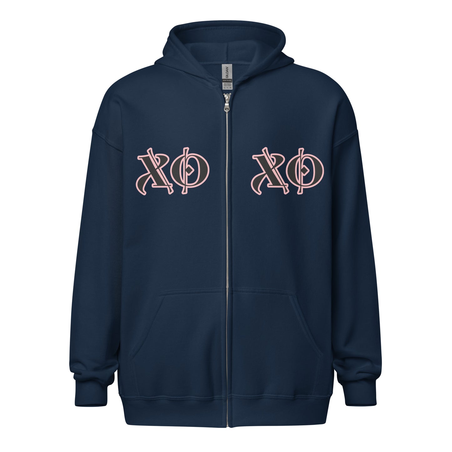 Unisex zip hoodie - XOXO